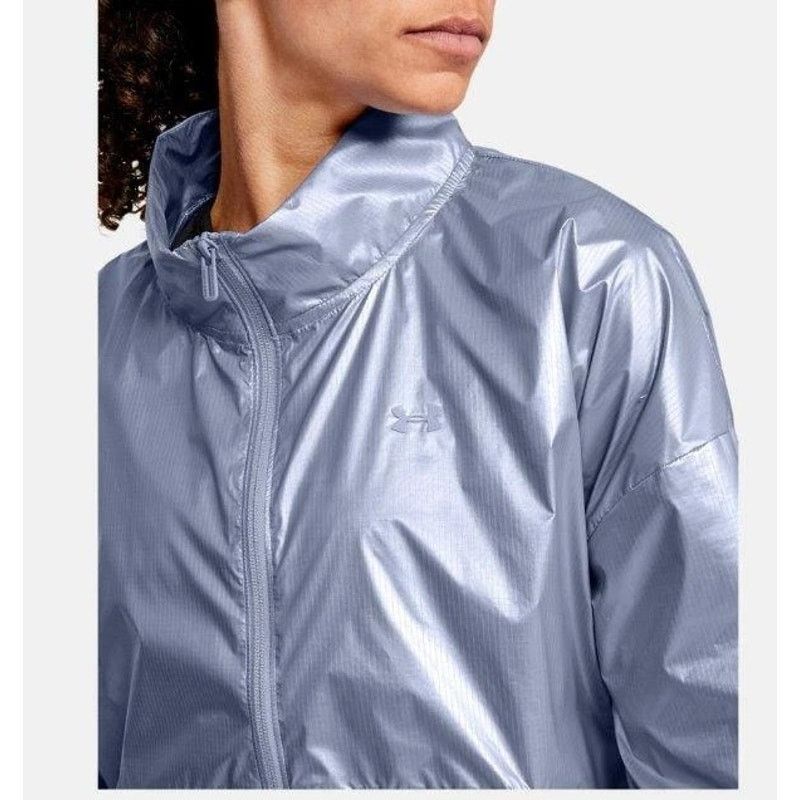 Under Armour Under Armour Womens Blue Silver Anorak Pullover Jacket M Size M / US 6-8 / IT 42-44 - 3 Thumbnail
