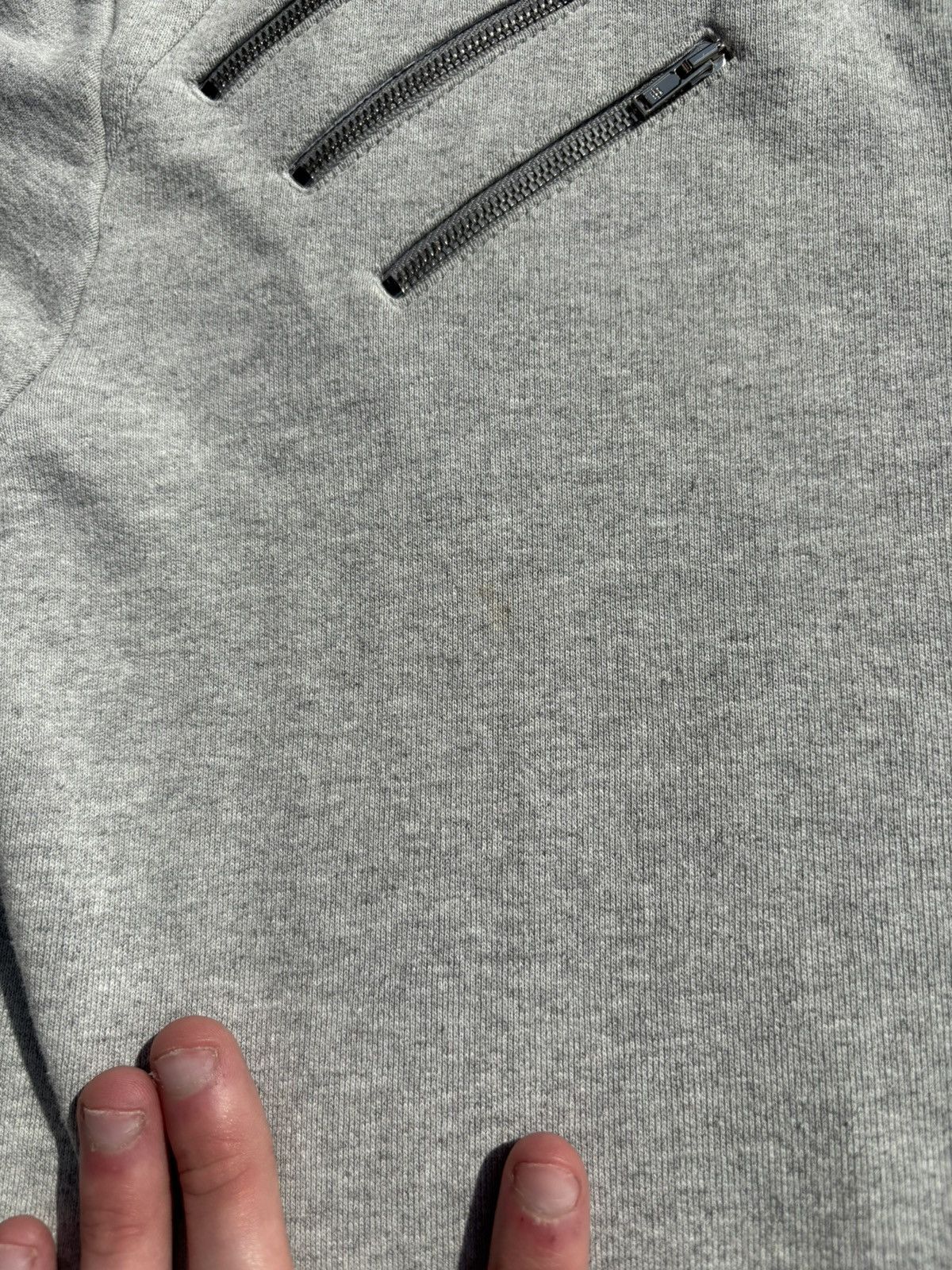 Saint Laurent Paris FW15 Hedi Slimane Saint Laurent 5 Zip Sweatshirt Size US M / EU 48-50 / 2 - 5 Thumbnail