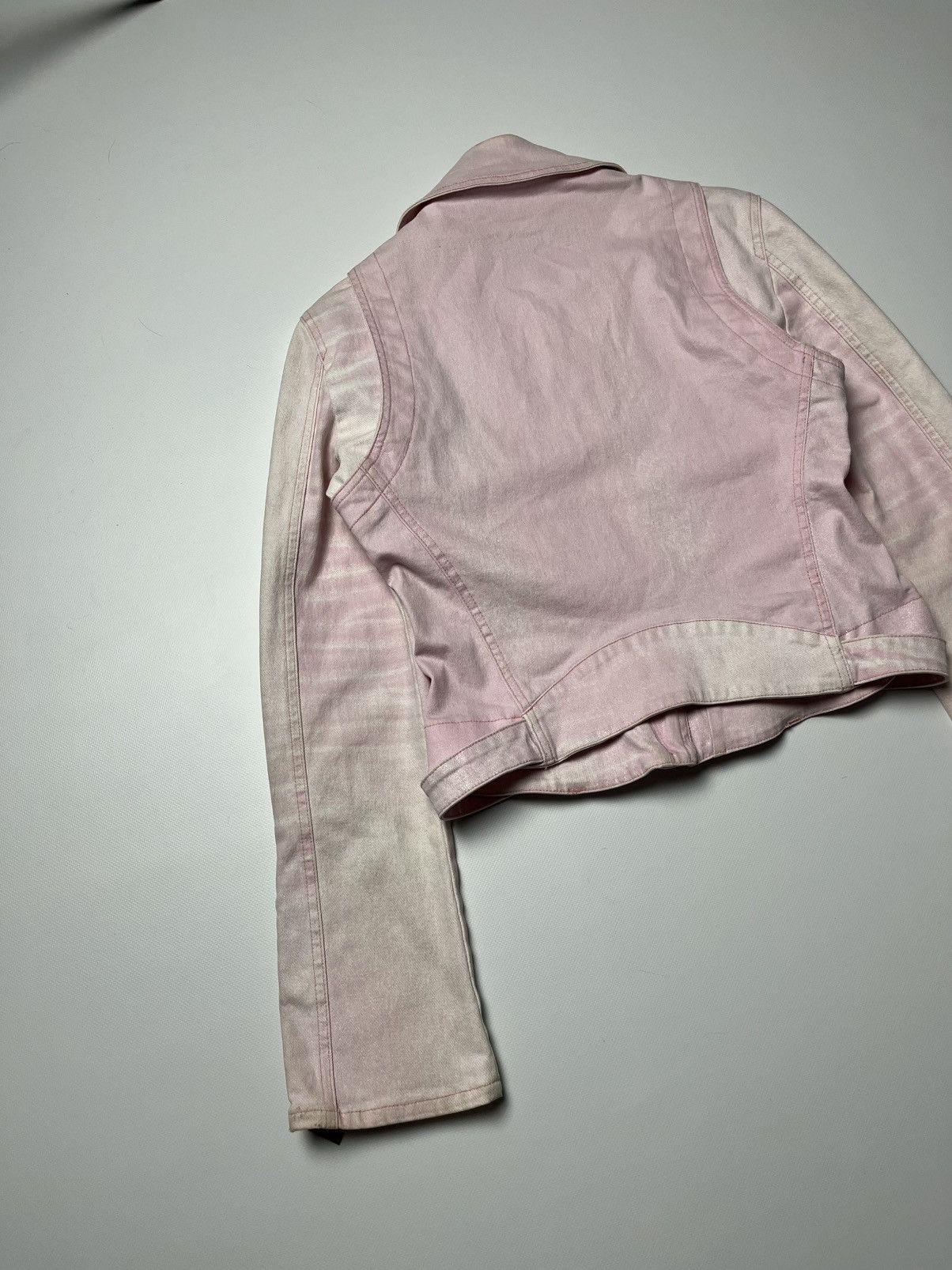 Just Cavalli Vintage Just Cavalli Pink Moto Jacket Size S / US 4 / IT 40 - 8 Thumbnail