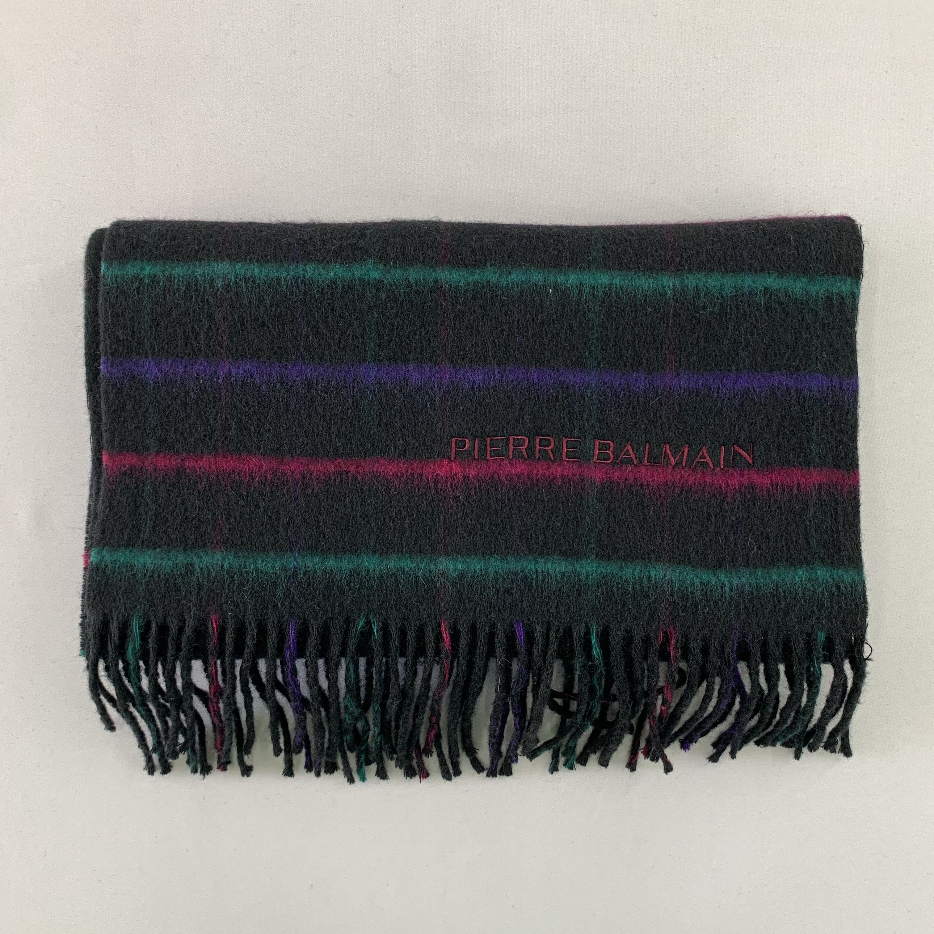 Pierre Balmain Pierre Balmain Scarf Wool Muffler Neck Wrap BL4286 Size ONE SIZE - 3 Thumbnail