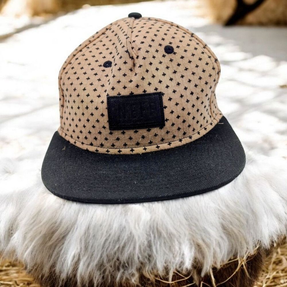 NEFF Neff Black and Tan Baseball Cap Hat STYLE: NF0106 Size ONE SIZE - 2 Thumbnail