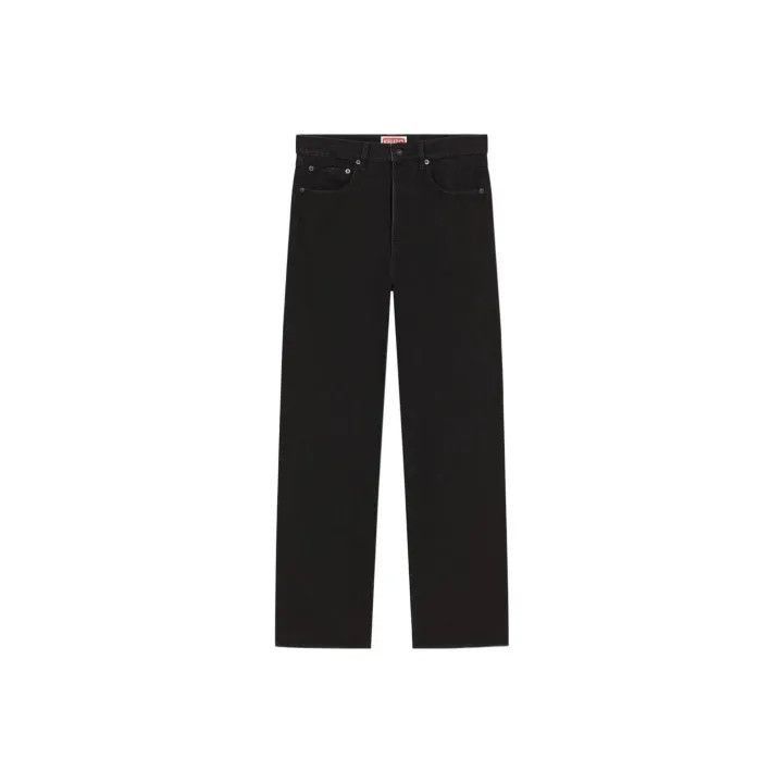 Kenzo Kenzo SS23 Black Straight-Cut Casual Jeans -2507 Size US 32 / EU 48 - 1 Thumbnail