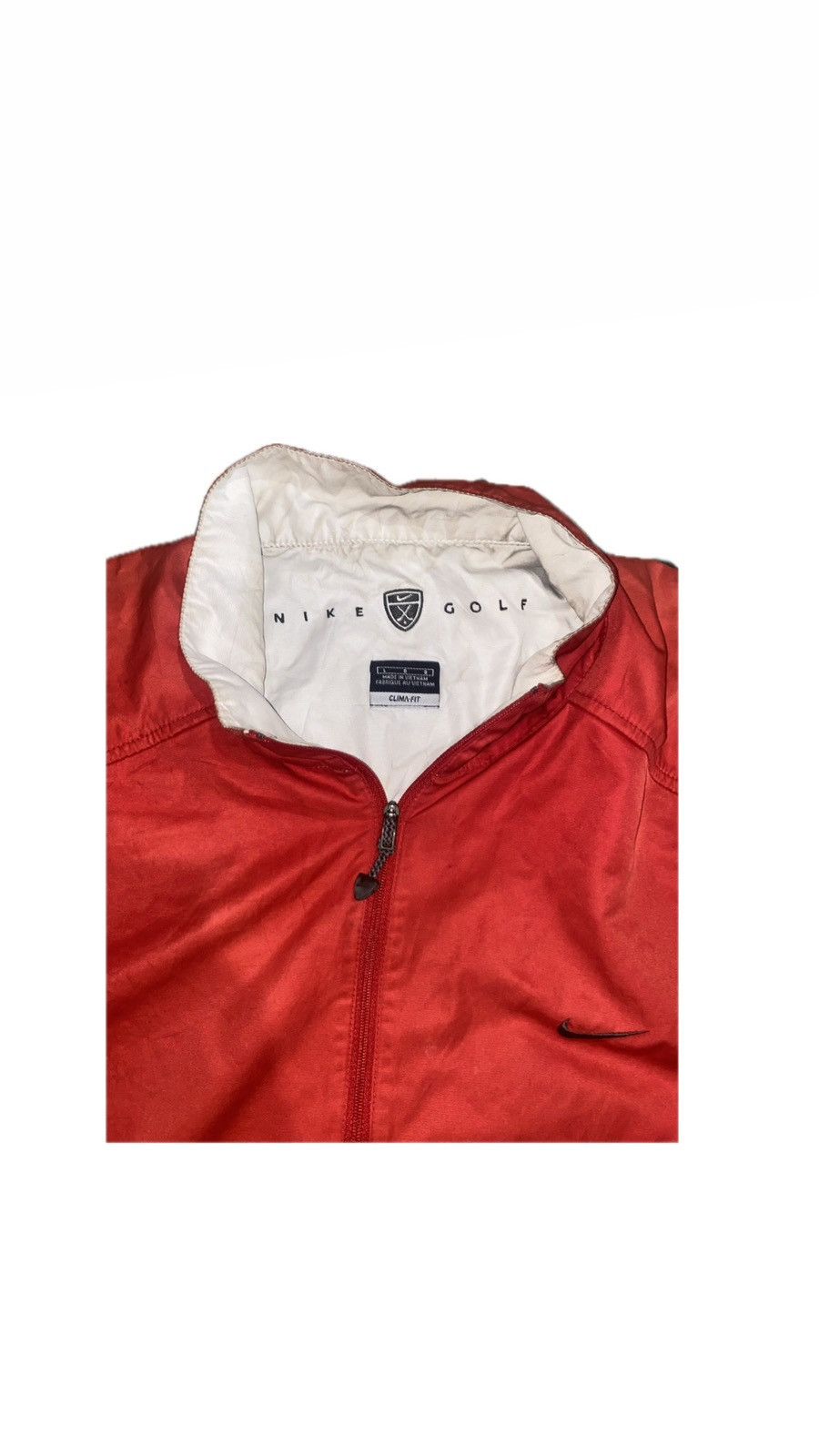 Nike Men Nike Goft Clima Fit Red 1/4 ZIp Windbreaker Size US L / EU 52-54 / 3 - 2 Thumbnail