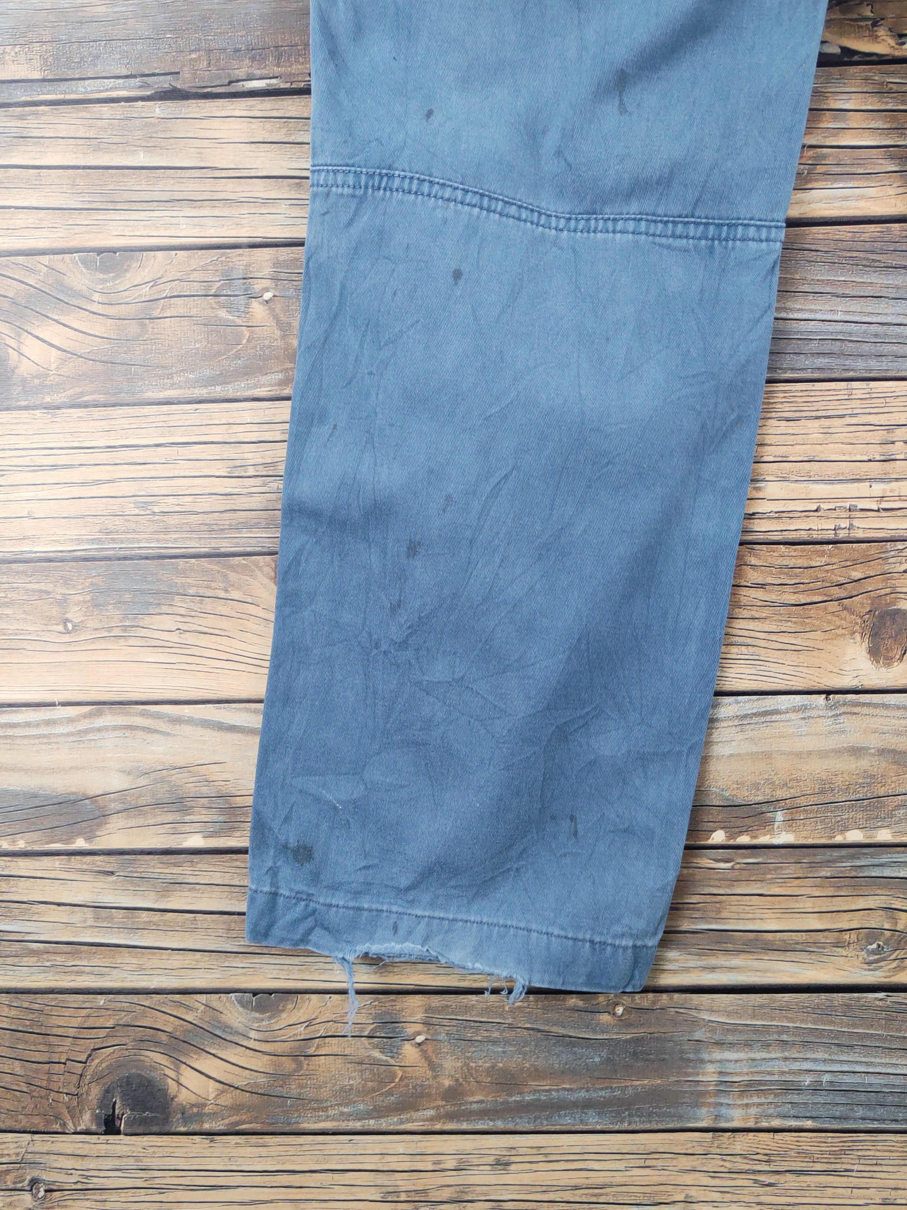 Japanese Brand N evolutions Blue Faded Multipocket Cargo Pants #W2186 Size US 30 / EU 46 - 9 Thumbnail
