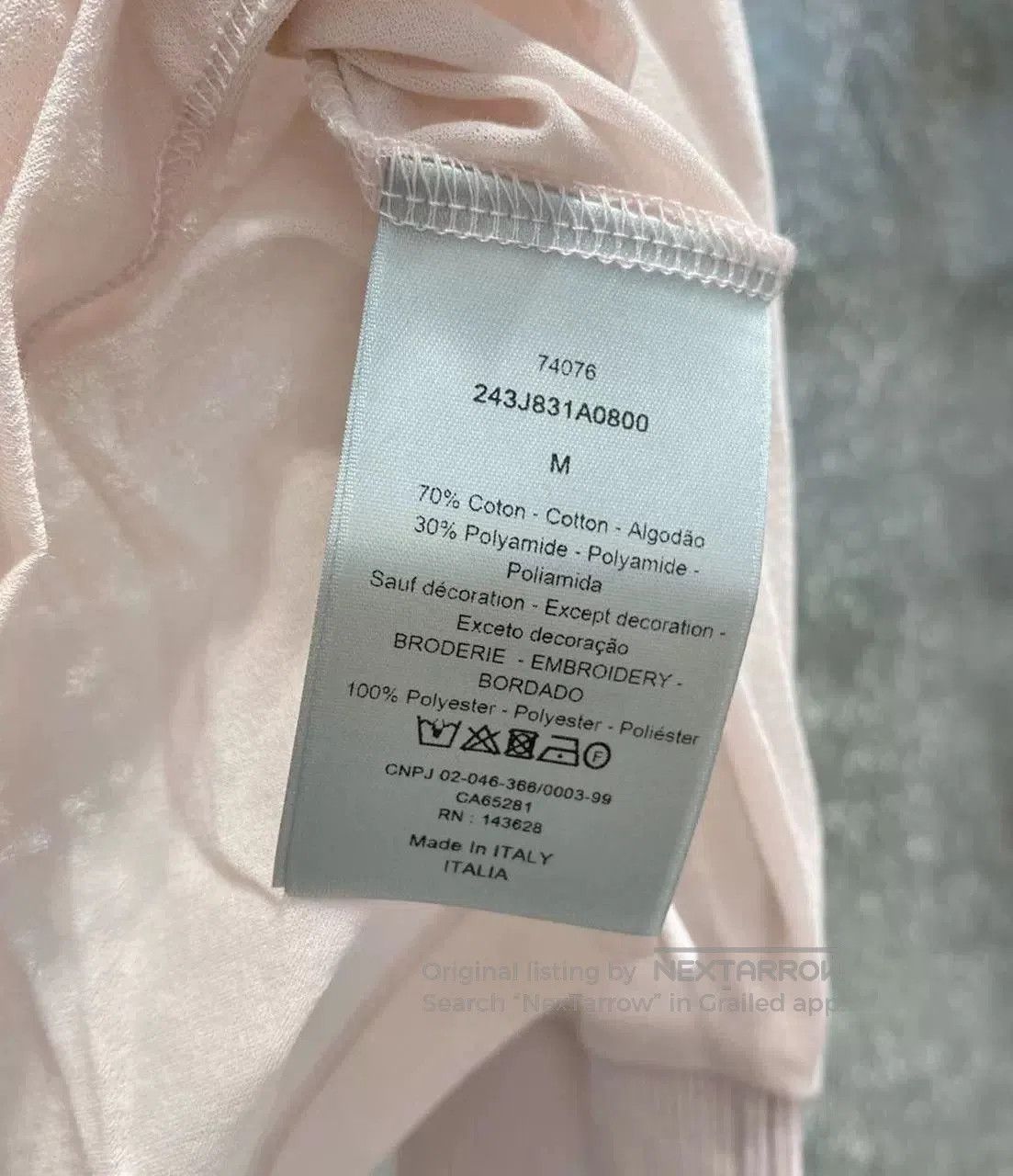 Dior Dior Homme Pink Long Sleeve Polo. Size US L / EU 52-54 / 3 - 3 Thumbnail