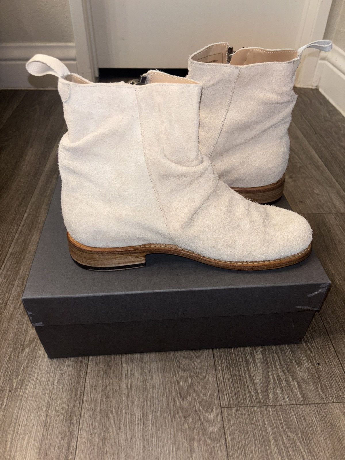 John Varvatos New - John Varvatos - Brushed Suede - Size 9 - Made in Italy Size US 9 / EU 42 - 16 Thumbnail