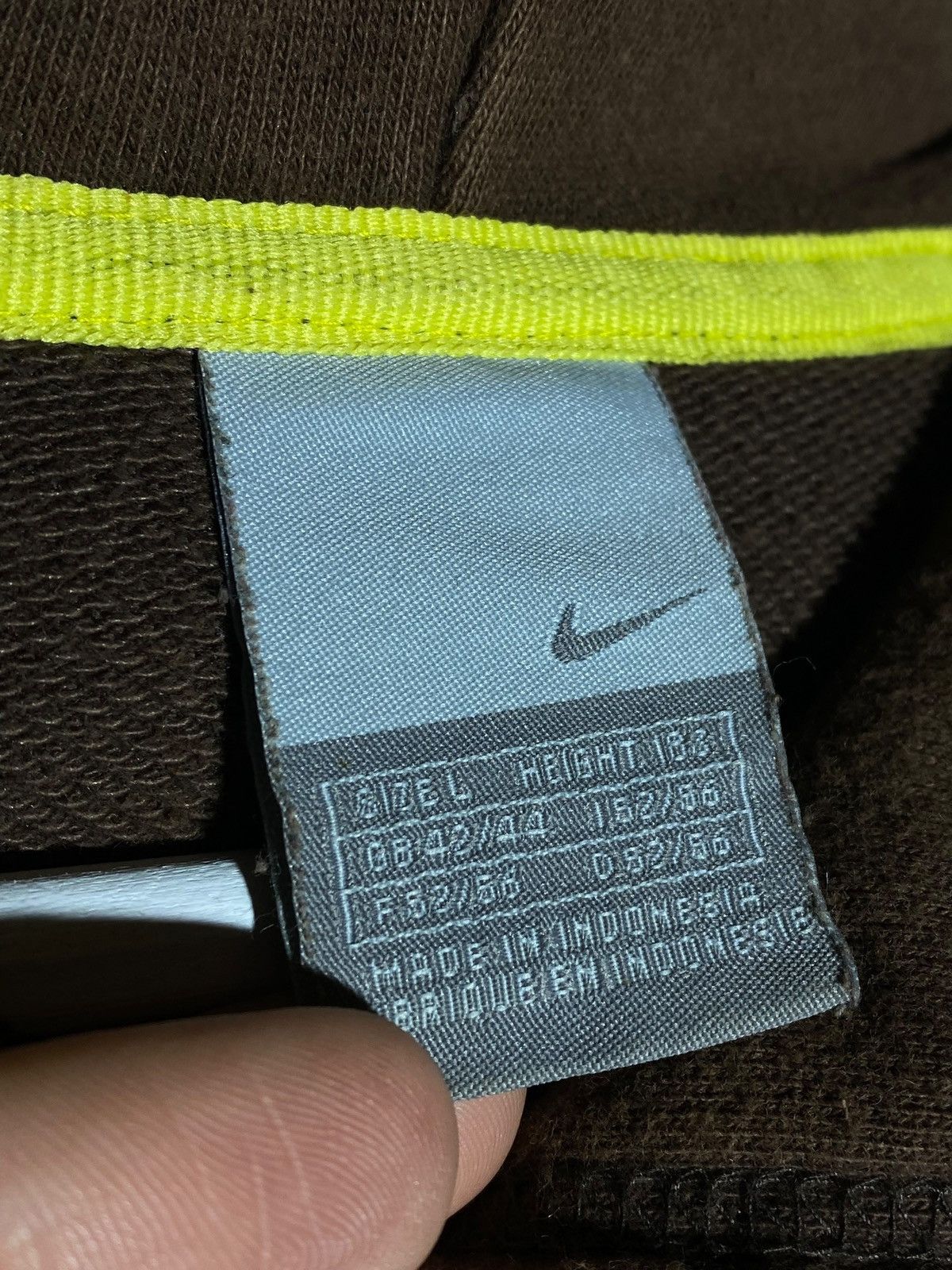 Nike 🔥 VINTAGE 2000s NIKE AIR OVERSIZED HOODIE TRAVIS SCOTT VIBES Size US L / EU 52-54 / 3 - 14 Thumbnail