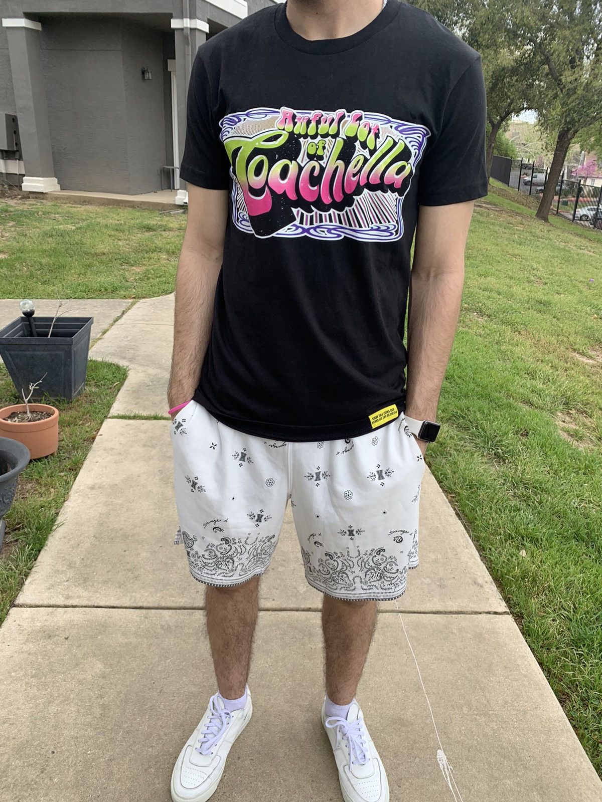 Awful Lot of Cough Syrup Desto Dubb TAALOCS ALO Coachella SS tee NWT Size US S / EU 44-46 / 1 - 2 Thumbnail