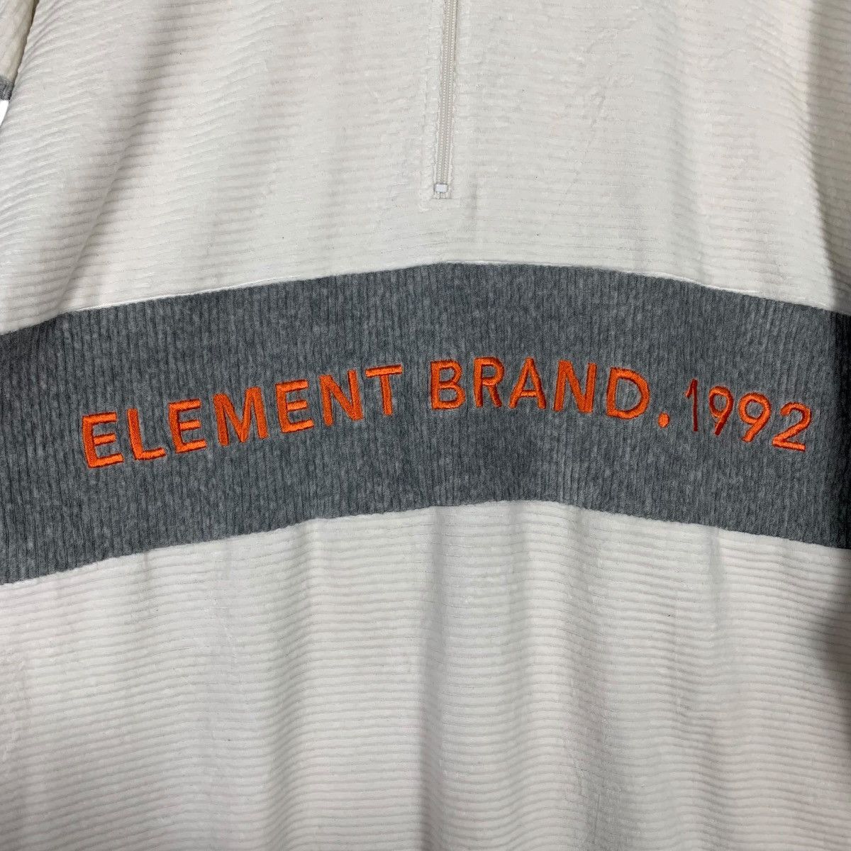 Element ELEMENT Embroidery Big Logo Half Zip Sweatshirt #1300-C58 Size US XL / EU 56 / 4 - 10 Thumbnail