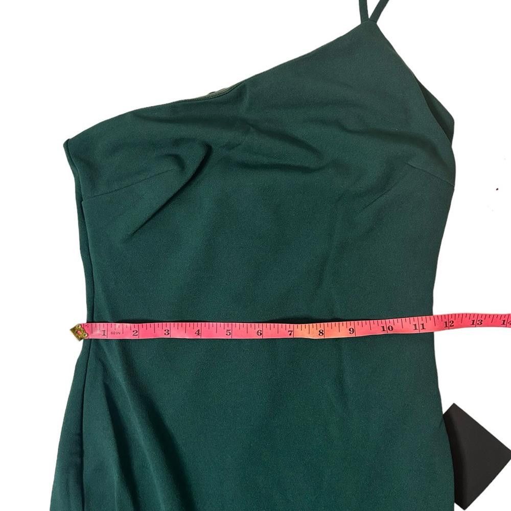 Lulus Lulus l NWT Vivid Emerald Green One-Shoulder Mermaid Gown XS Size XS / US 0-2 / IT 36-38 - 5 Thumbnail