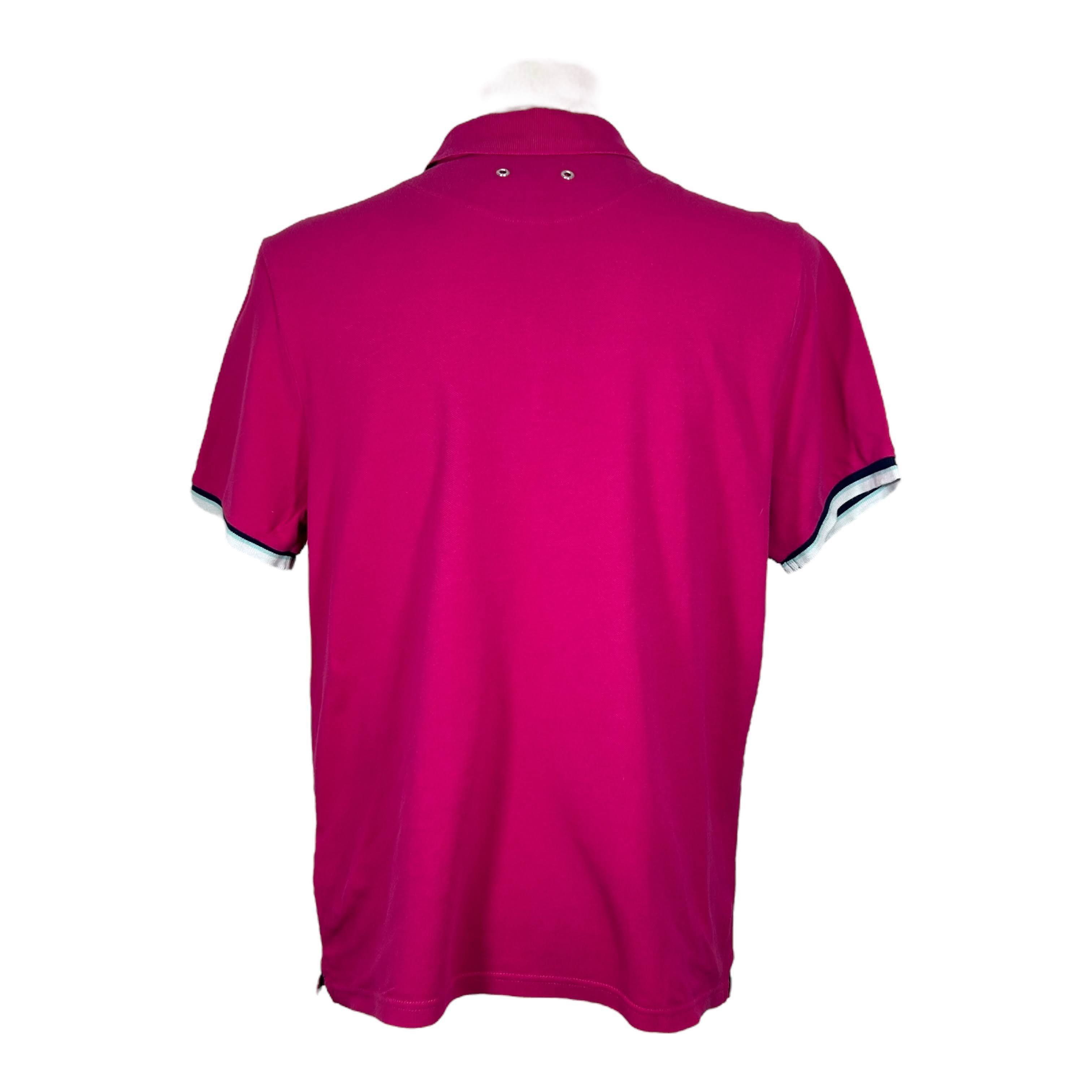 Vilebrequin $155 Vilebrequin Pink Cotton Contrasting Trim Polo Shirt L Size US L / EU 52-54 / 3 - 2 Thumbnail