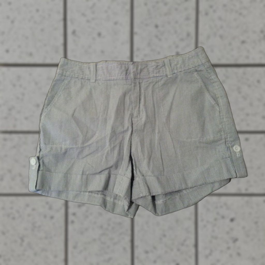 Banana Republic VINTAGE Banana Republic Womens Khaki Shorts 2 Blue Chino Womens Size 26" / US 2 / IT 38 - 1 Thumbnail