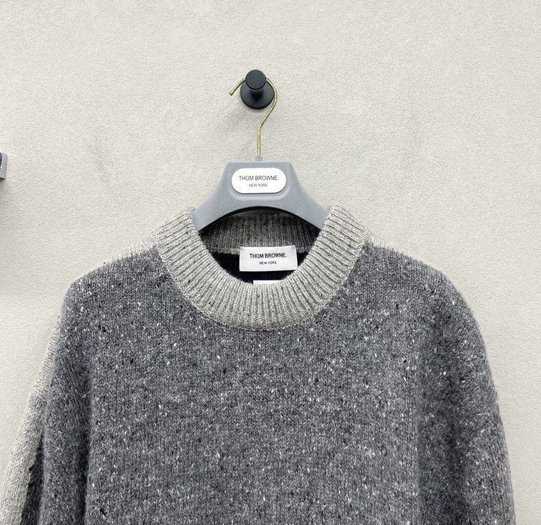 Thom Browne Thom Browne Gray striped knit sweater Size XS / US 0-2 / IT 36-38 - 2 Thumbnail