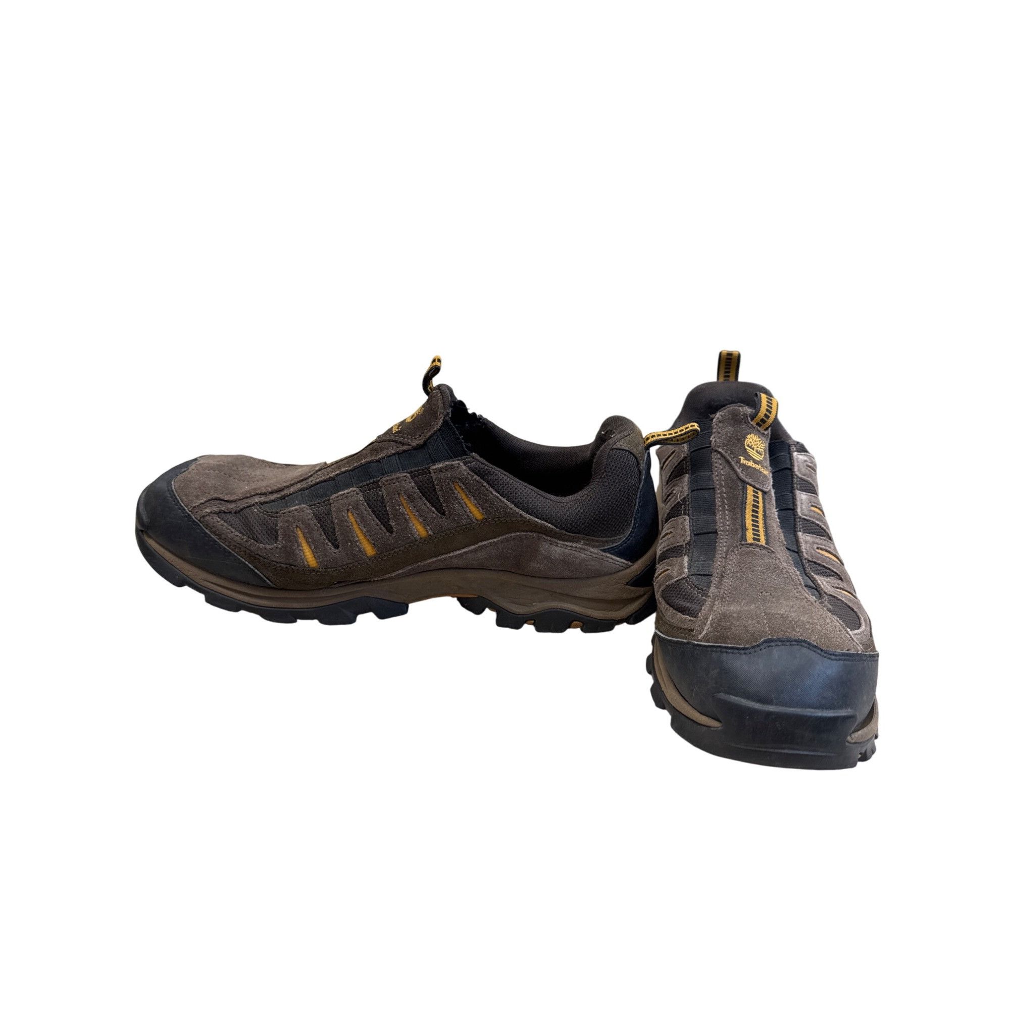 Timberland Timberland Mens Brown Leather Slip-On Sneakers Size 12M SKU Size US 12 / EU 45 - 2 Thumbnail