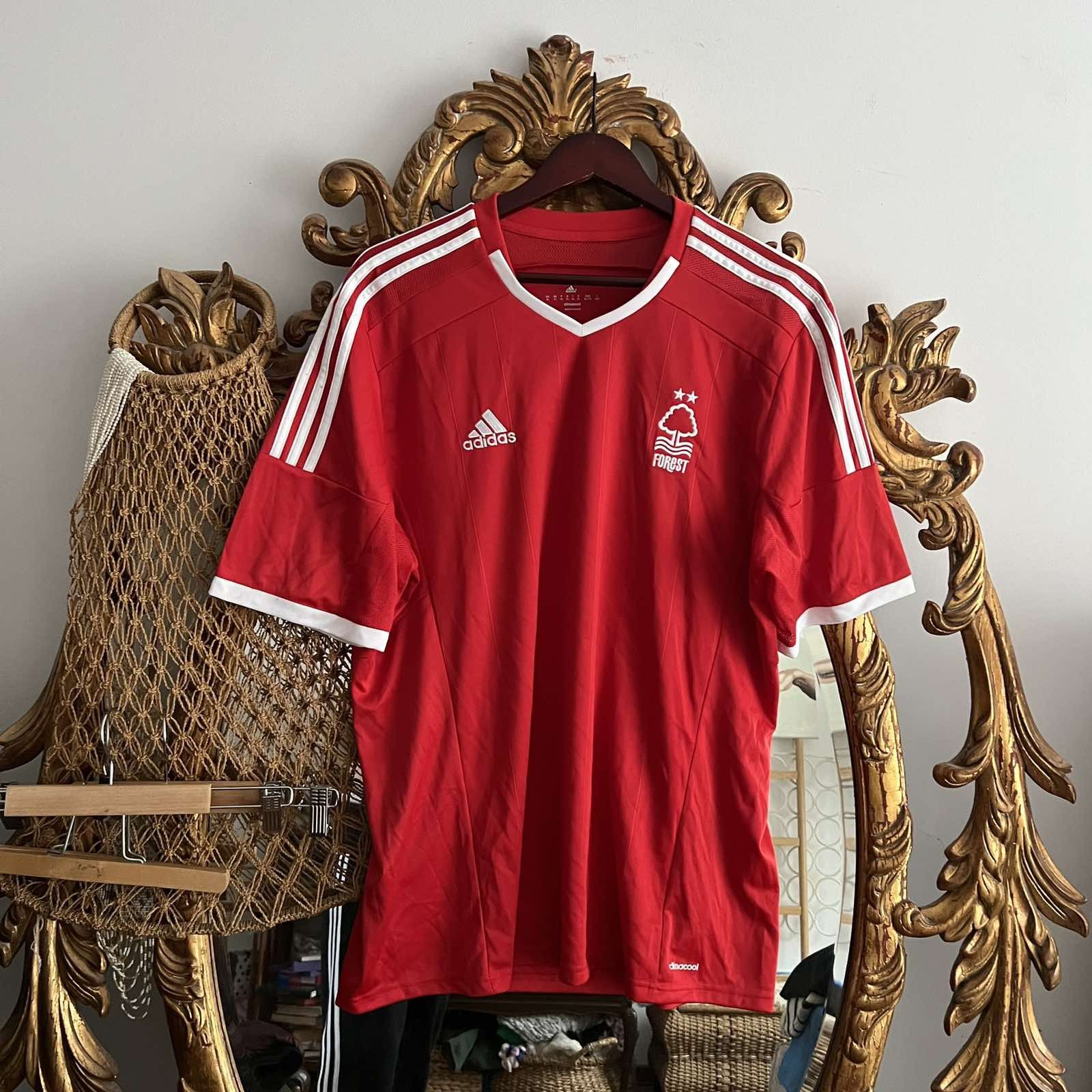 Adidas Nottingham Forest Adidas Player Home Soccer Jersey Sz XL Size US XL / EU 56 / 4 - 1 Thumbnail