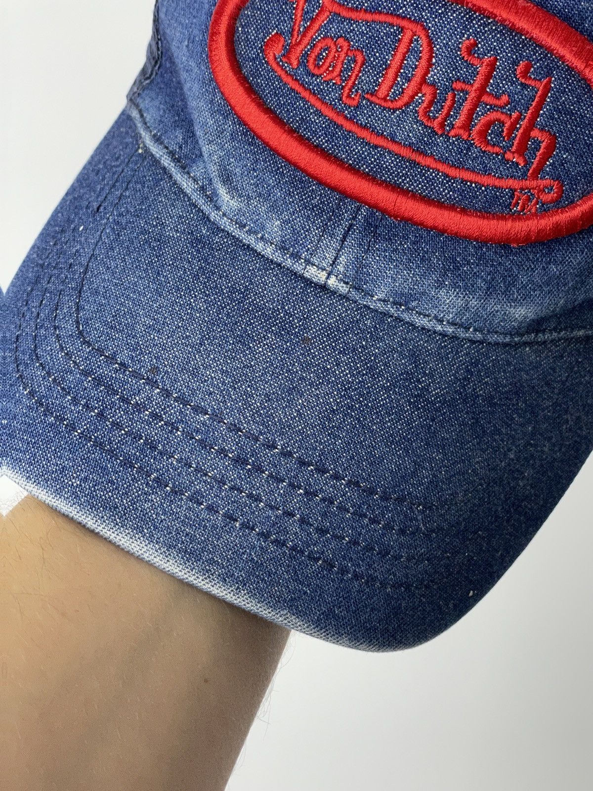 Vintage × Von Dutch Vintage denim Von Dutch cap Size ONE SIZE - 4 Thumbnail