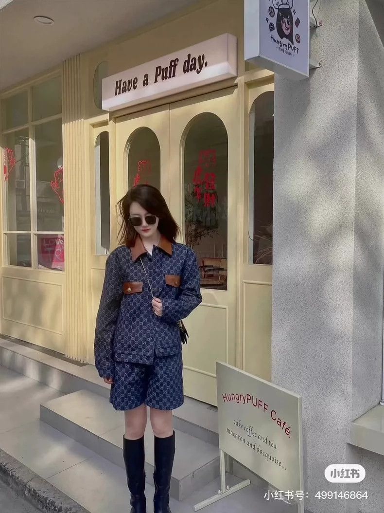 Gucci Gucci Size 38 Leather collar full logo jacket 2503-Nextarro Size US XXS / EU 40 - 7 Thumbnail