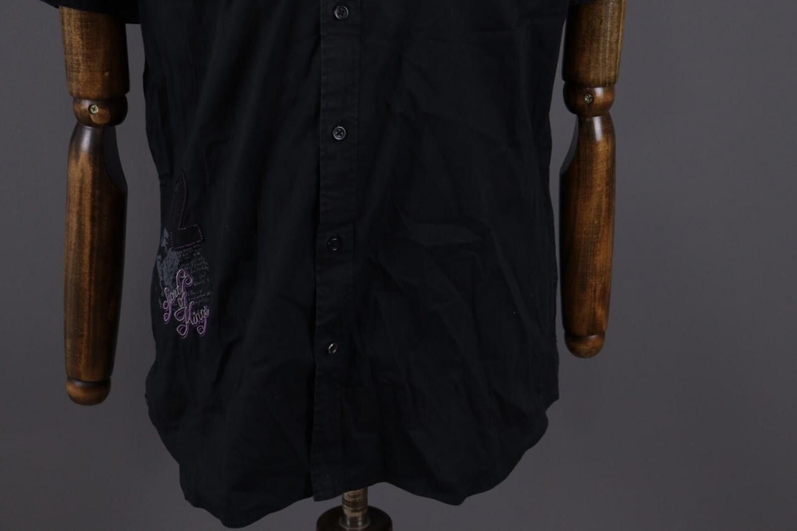 La Martina La Marina Buenos Aires Slim Fit Black Shirt Size XL Size US XL / EU 56 / 4 - 2 Thumbnail