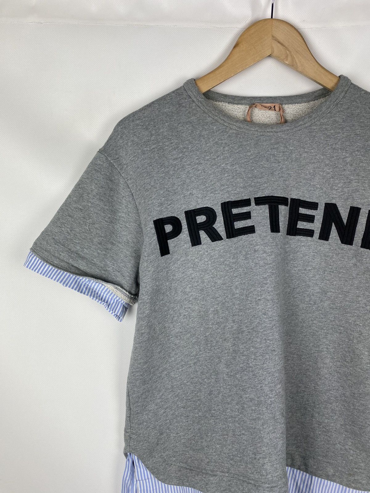 N21 N21 ladies big logo Pretend short sleeve sweatshirt pullover Size M / US 6-8 / IT 42-44 - 4 Thumbnail