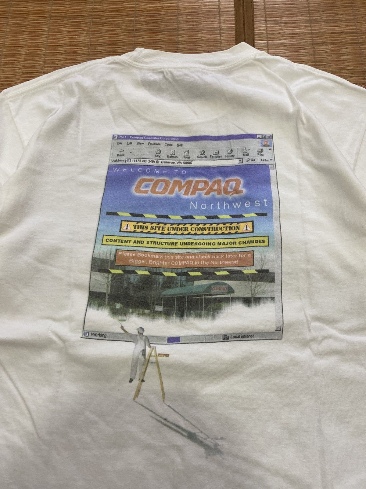 Hanes × Vintage Compaq Interenet Tees Size US M / EU 48-50 / 2 - 2 Thumbnail