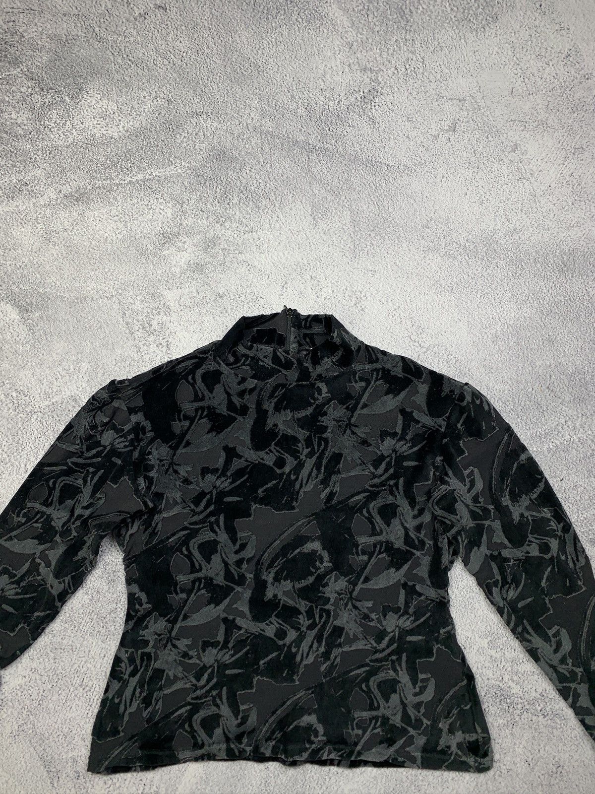 Thierry Mugler Thierry Mugler Women’s Black Top Size M Stretch 90s Y2K Size M / US 6-8 / IT 42-44 - 4 Thumbnail