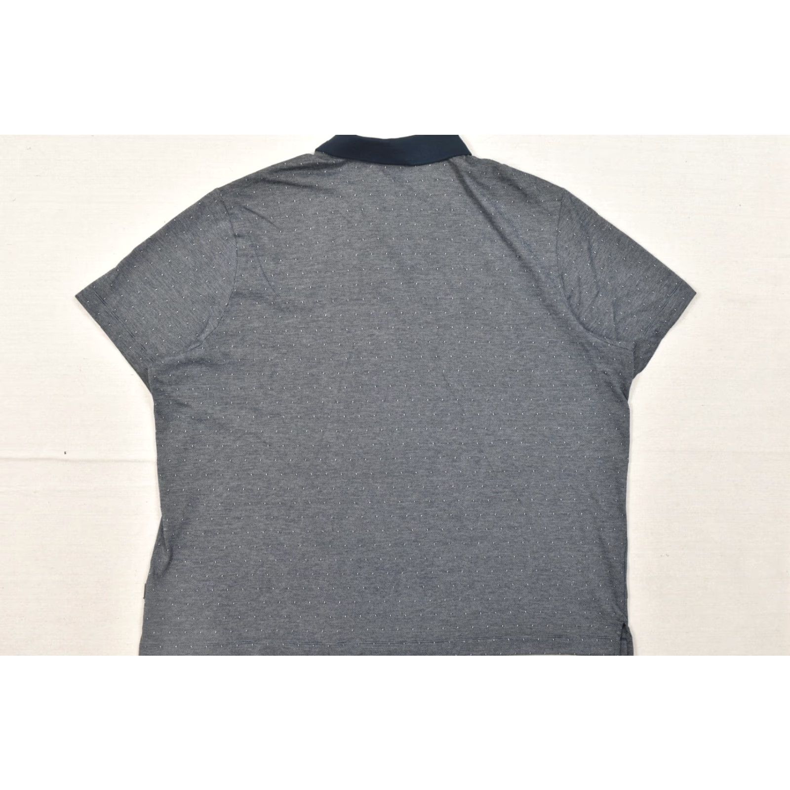 Perry Ellis Perry Ellis Polo Shirt Men 3X Blue Short Sleeve Cotton Blend Textured Pattern Bi Size US XXL / EU 58 / 5 - 2 Thumbnail