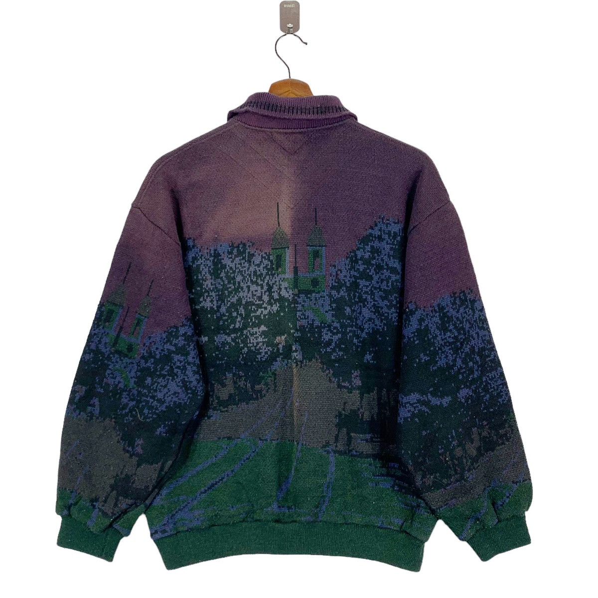 Arts & Science × Vintage 🔥🔥 VINTAGE LAC AVERA FULL PRINT ART HUNTING COLLAR CREWNECK Size US M / EU 48-50 / 2 - 7 Thumbnail
