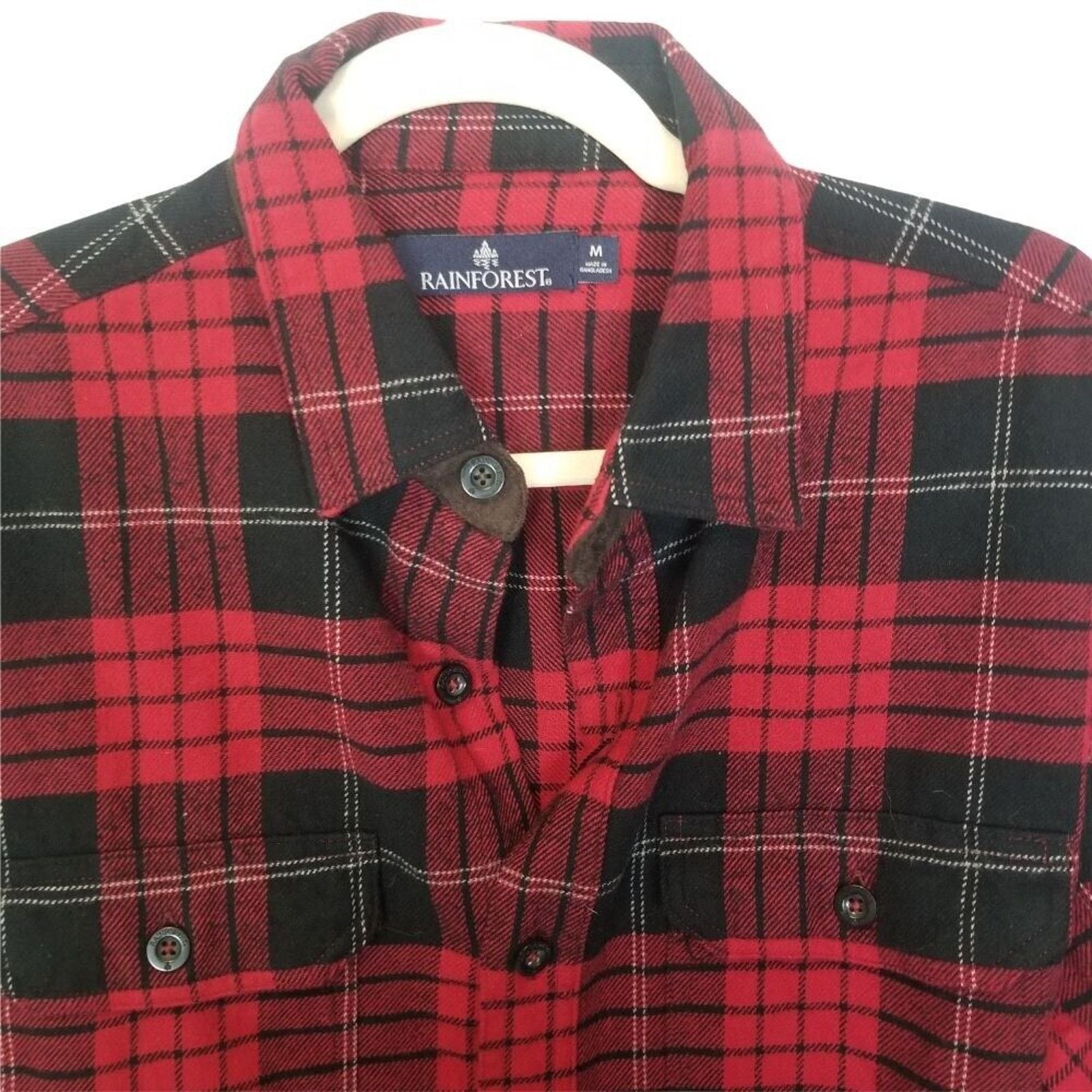 Rainforest Rainforest Mens Plaid Flannel Shirt Size M Gorpcore Outdoor Size US M / EU 48-50 / 2 - 2 Thumbnail