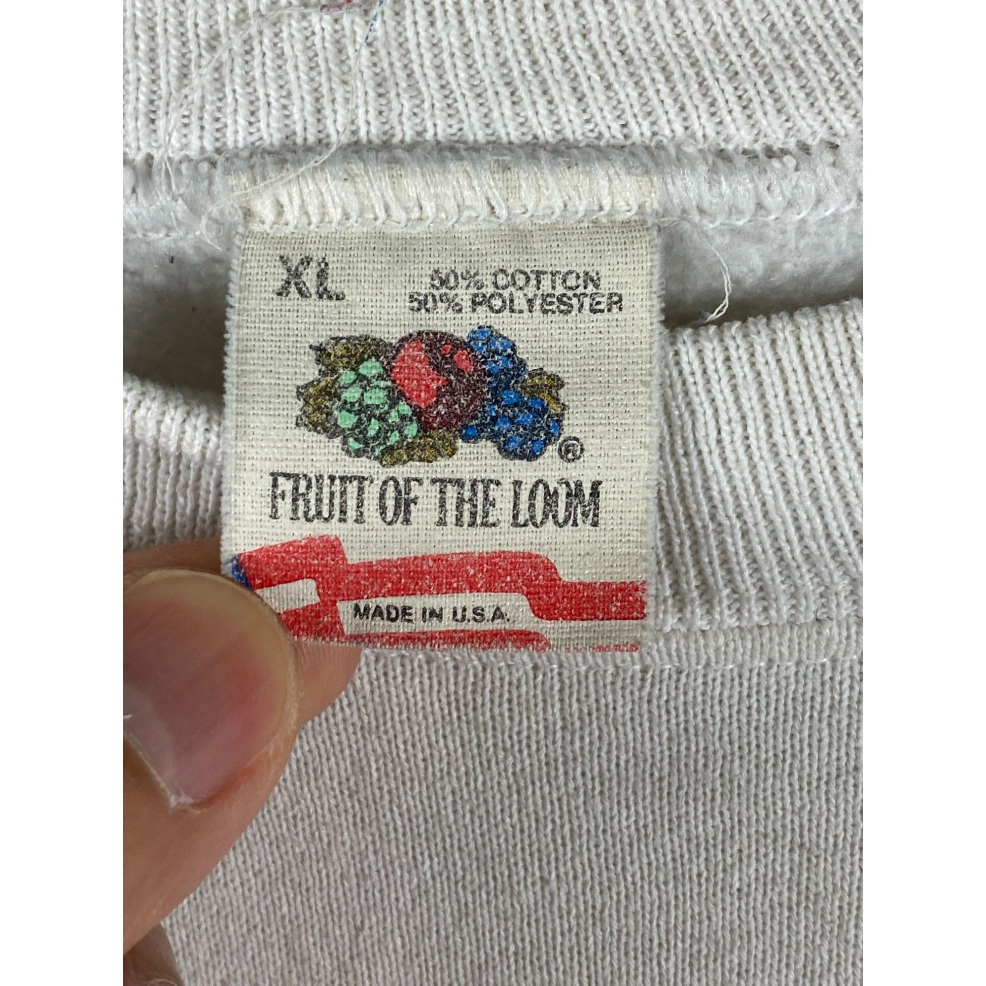 Fruit Of The Loom Vintage FOTL Hard Rock Cafe Moscow Pullover Sweatshirt XL Ma Size US XL / EU 56 / 4 - 3 Thumbnail