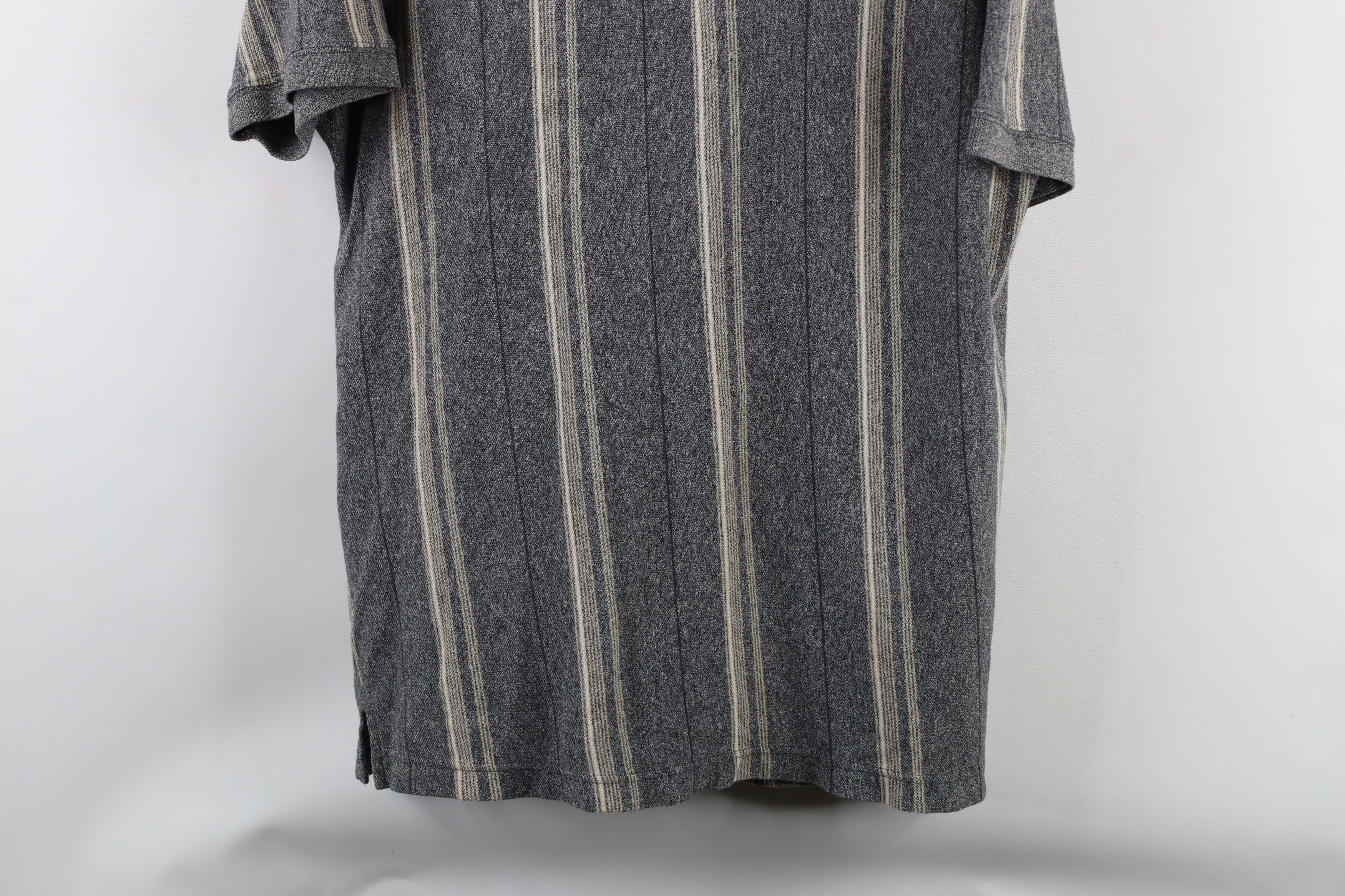 Vintage Vintage 90s Streetwear Striped Knit Collared Polo Shirt Size US M / EU 48-50 / 2 - 3 Thumbnail