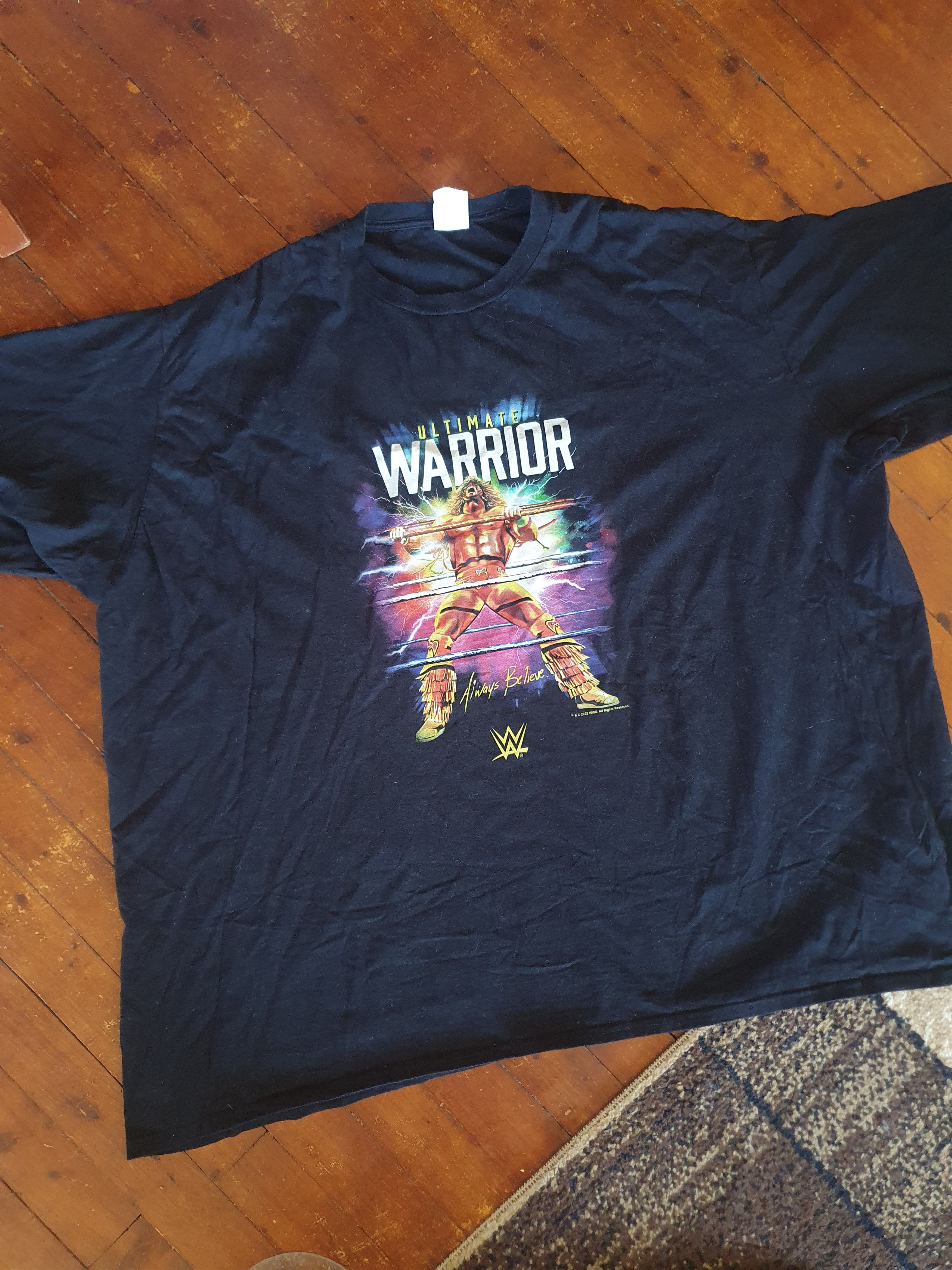 WWE Ultimate Warior Always Believe WWE 2022 t-shirt sz 4XL Size US XXL / EU 58 / 5 - 1 Thumbnail