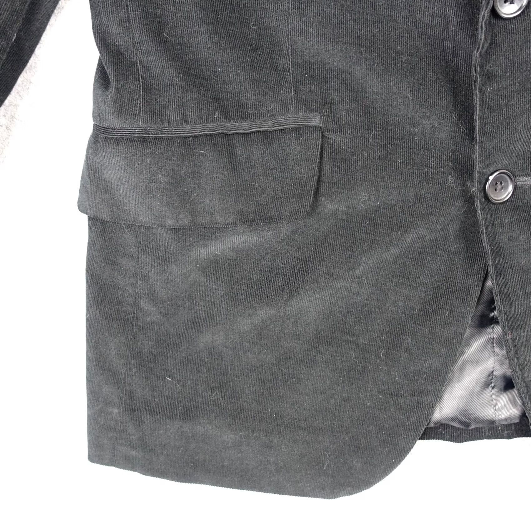 Banana Republic Banana Republic Blazer Mens 38 Short Black Corduroy Suit Jacket Sport Coat VTG Size US 38 / EU 54 - 4 Thumbnail