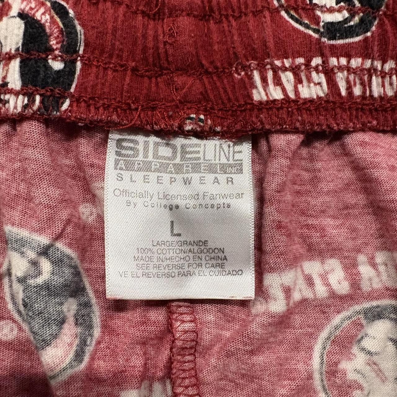 Vintage CRAZY Vintage Y2K/2000s Baggy Red Florida State Seminoles Pajama Sweatpants! Size US 34 / EU 50 - 7 Thumbnail