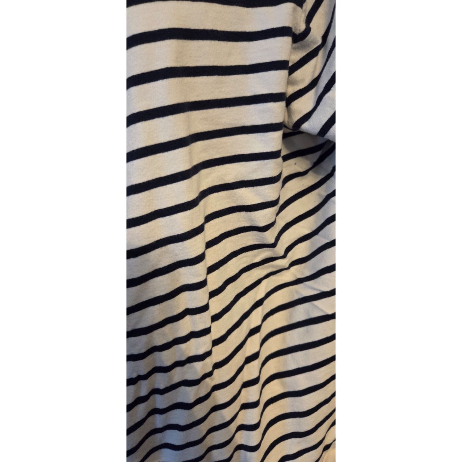 Vintage Lane Bryant Nautical Stripe Open Front Cotton Jacket 20 Womens Plus Regular White Navy? Size 3XL / US 20-22 - 4 Thumbnail