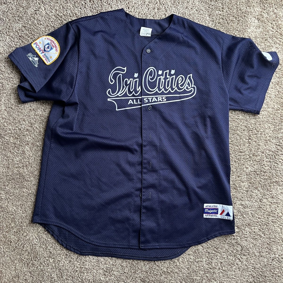 Majestic Majestic XL Baseball Jersey "Tri City All Stars" #33 Size US XL / EU 56 / 4 - 1 Thumbnail