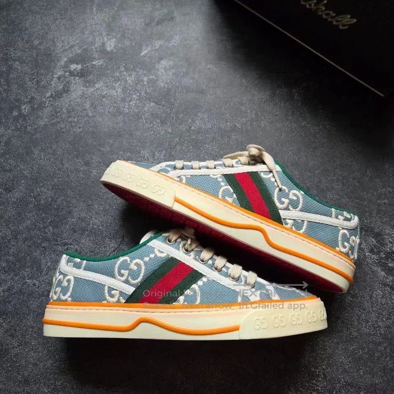Gucci Gucci Tennis Vintage Logo Sneakers. Size US 5 / EU 37 - 4 Thumbnail