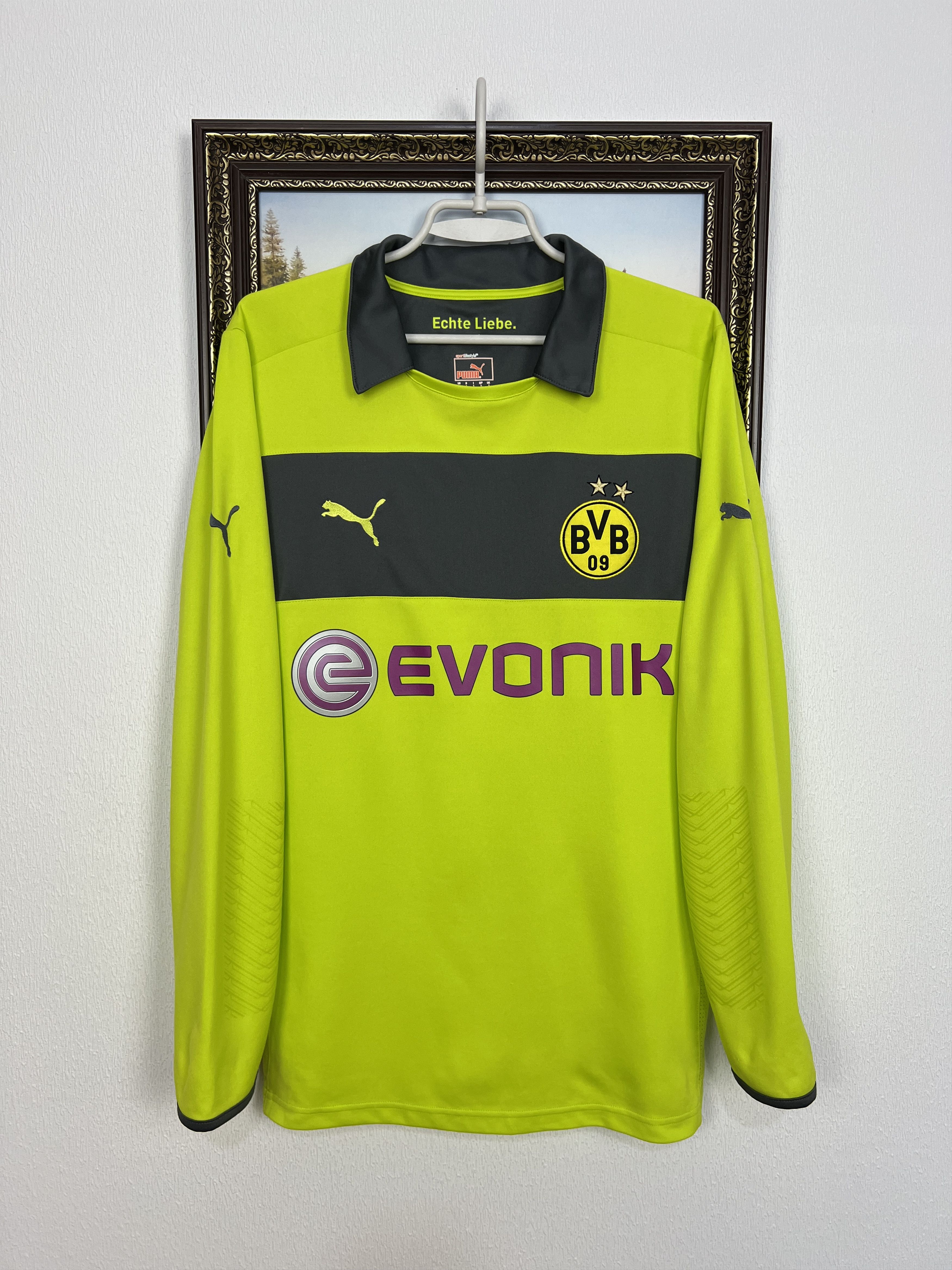 Puma Borussia Dortmund Goalkeeper football shirt Soccer Jersey Size US L / EU 52-54 / 3 - 1 Thumbnail