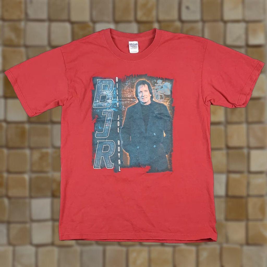 Gildan Vintage Y2K Billy Joe Royal BJR On Tour Men's Large Red Cotton T-Shirt Country Music Band Retro 90s 00s Size US L / EU 52-54 / 3 - 1 Thumbnail