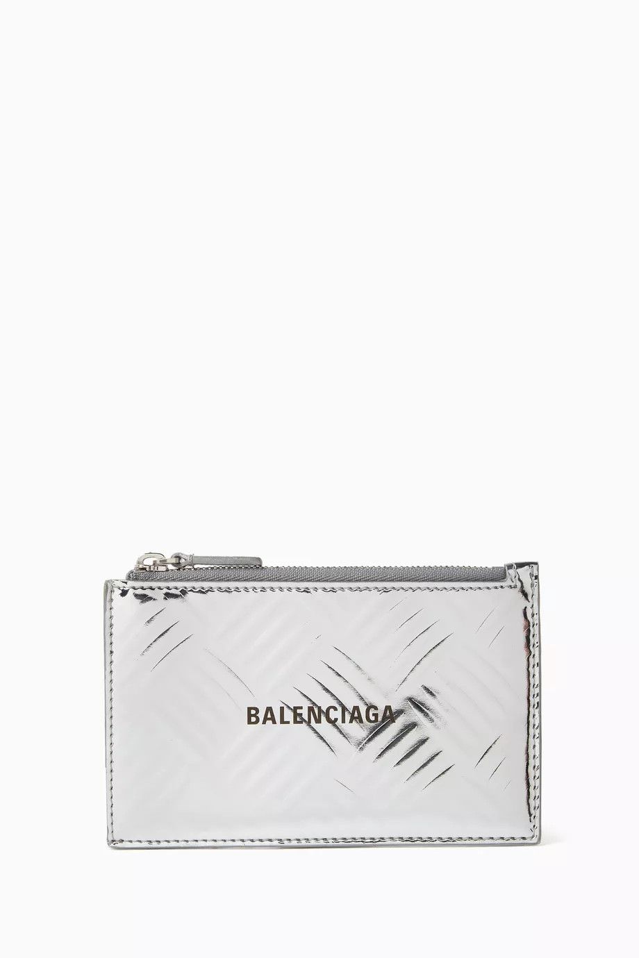 Balenciaga o1bcso1str1124 Size: OS / Cash Long Coin Card Holder Silver Size ONE SIZE - 1 Thumbnail