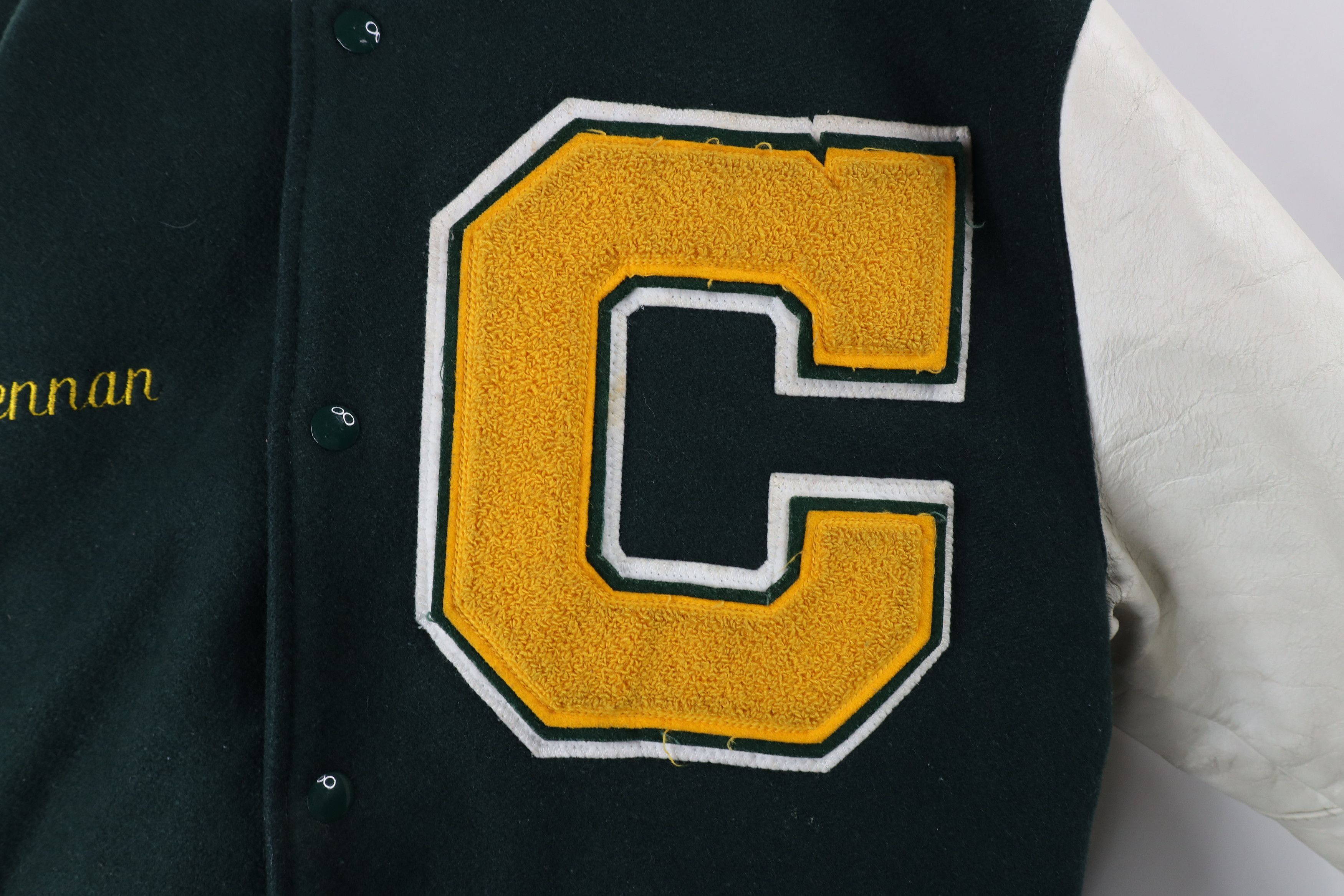 Vintage Vintage Y2K Eagles Wool Leather Varsity Letterman Jacket USA Size US L / EU 52-54 / 3 - 6 Thumbnail
