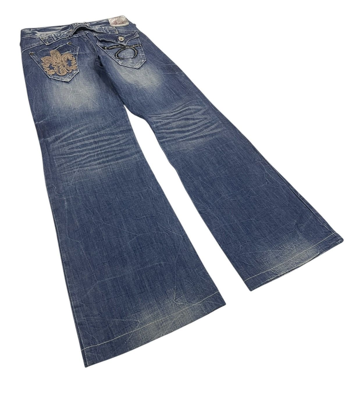 Hysteric Glamour RedPepper Japan Flare Jeans Size US 29 - 2 Thumbnail