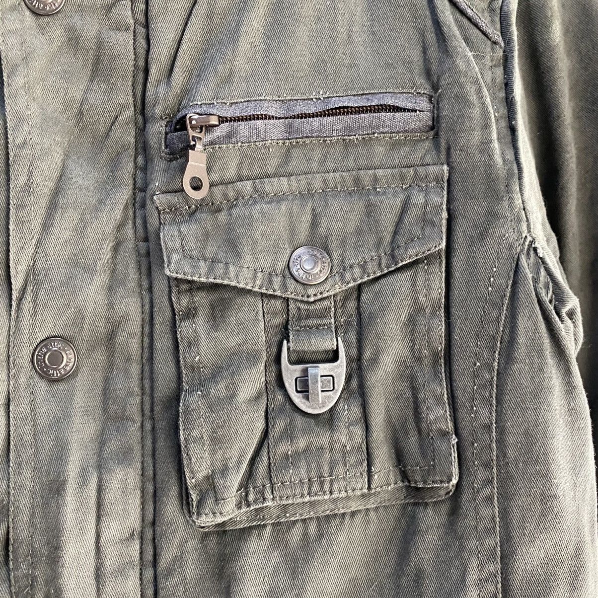 14th Addiction × KMRii × Yasuyuki Ishii Japanese~In The Attic Military Bondage Jacket Tactical Biker Size US M / EU 48-50 / 2 - 13 Thumbnail