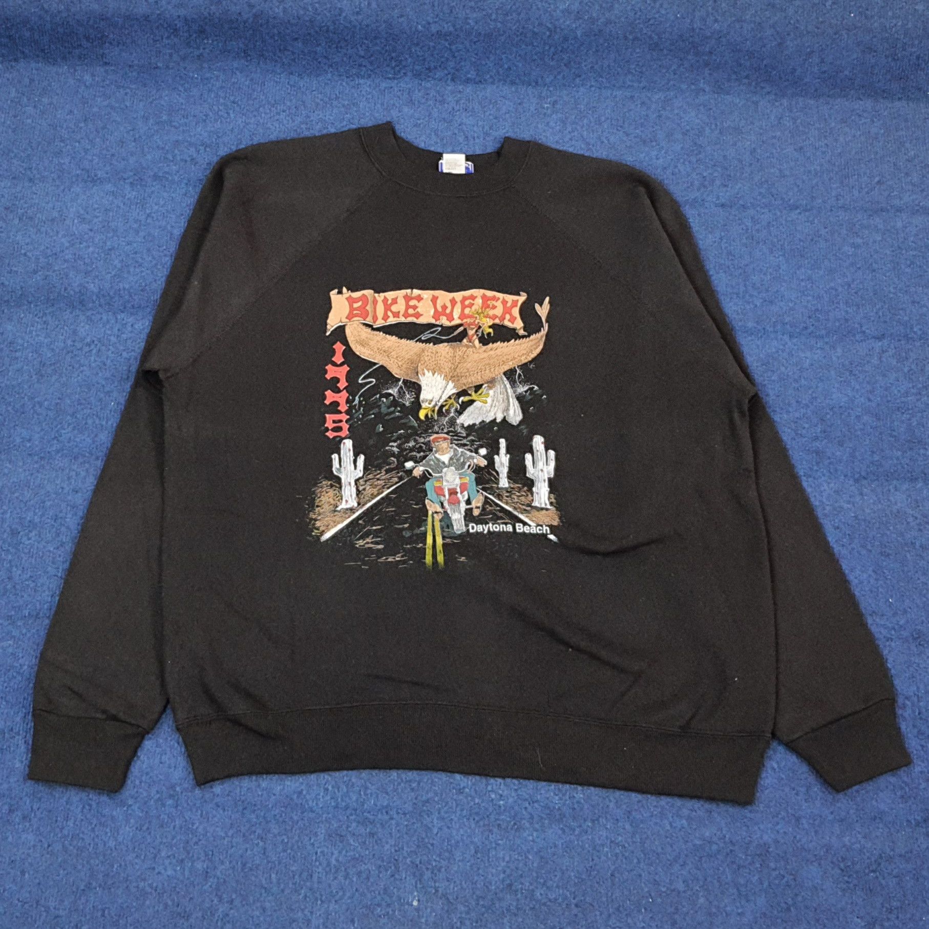 Daytona Vintage Daytona Bike Week 1995 Sweatshirt C227N18 Size US L / EU 52-54 / 3 - 1 Thumbnail