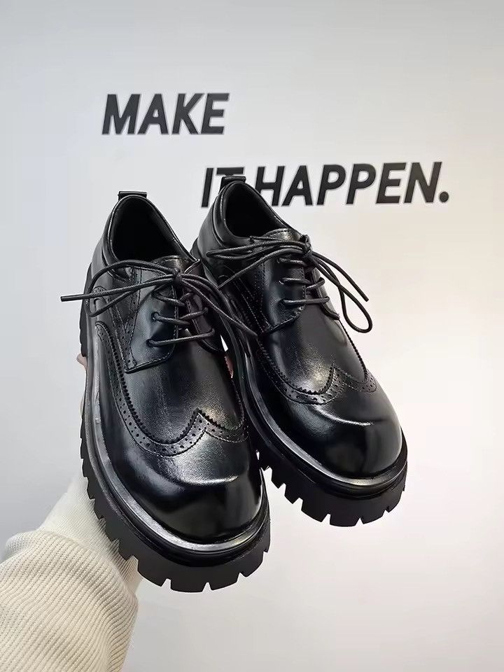Leather Chunky Platform Oxford Brogues Size US 11 / EU 44 - 4 Thumbnail