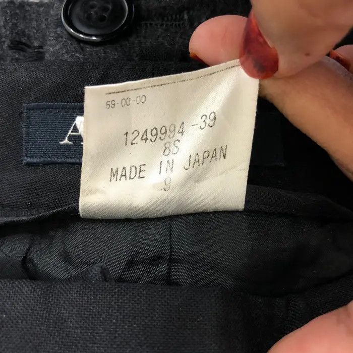 Aquascutum Vtg AQUASCUTUM LONDON Minimalist Black Casual Pant Slack Size US 30 / EU 46 - 7 Thumbnail