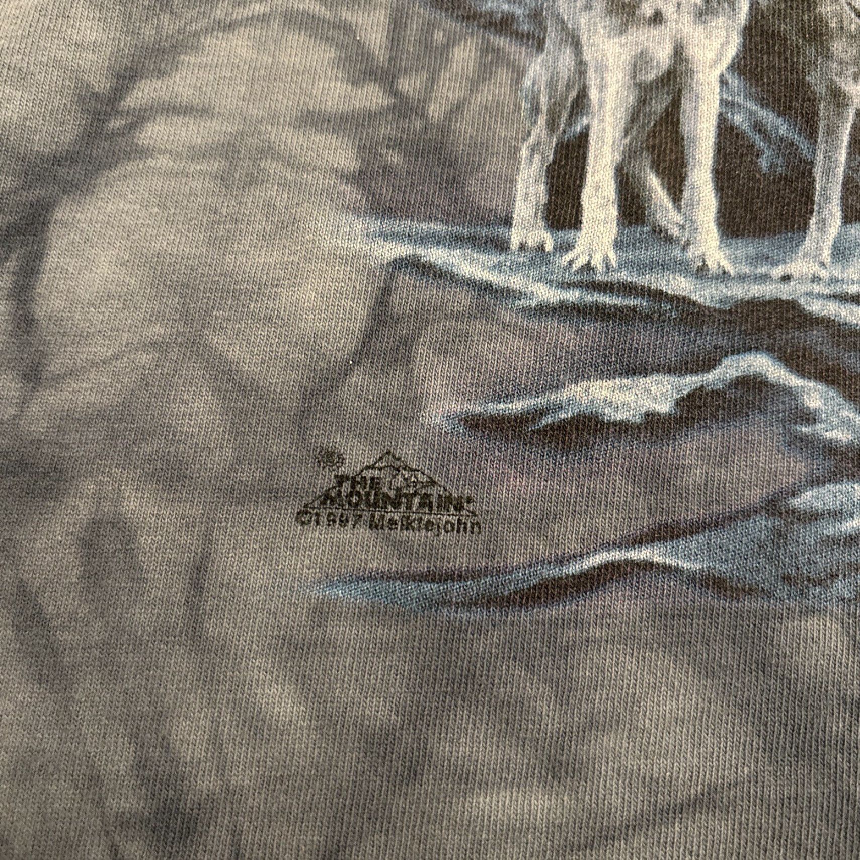 The Mountain VINTAGE The Mountain Wolf Moon 1997 Blue Tie Dye T Shirt L Mens EUC Size US L / EU 52-54 / 3 - 3 Thumbnail
