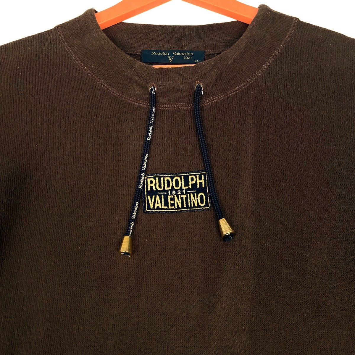 Valentino × Vintage Vintage Rudolph Valentino Sweatshirt Crewneck Pullover Size US XL / EU 56 / 4 - 2 Thumbnail