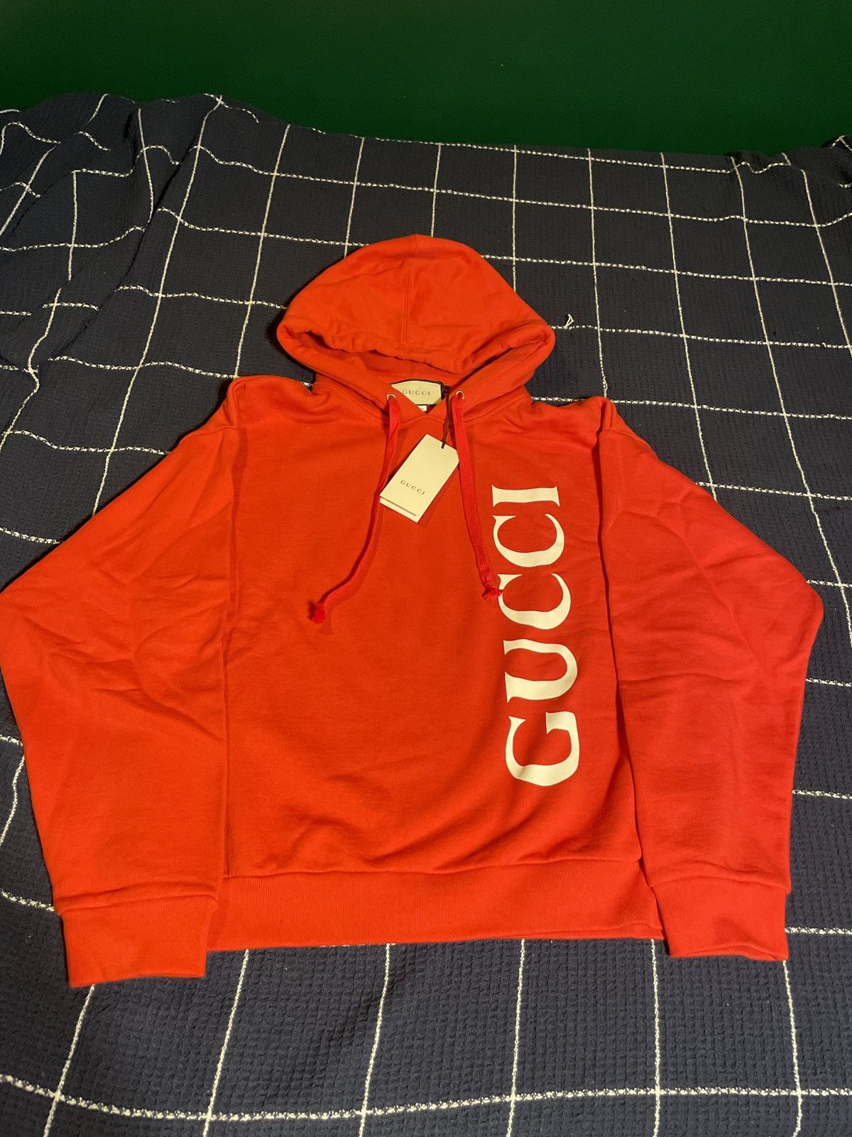 GUCCI spell out hoodie