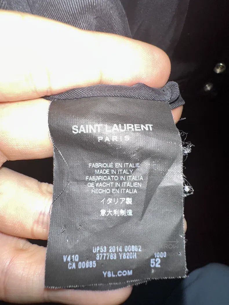Saint Laurent Paris Saint Laurent Paris Gold Thread Court Jacket Size US L / EU 52-54 / 3 - 4 Thumbnail