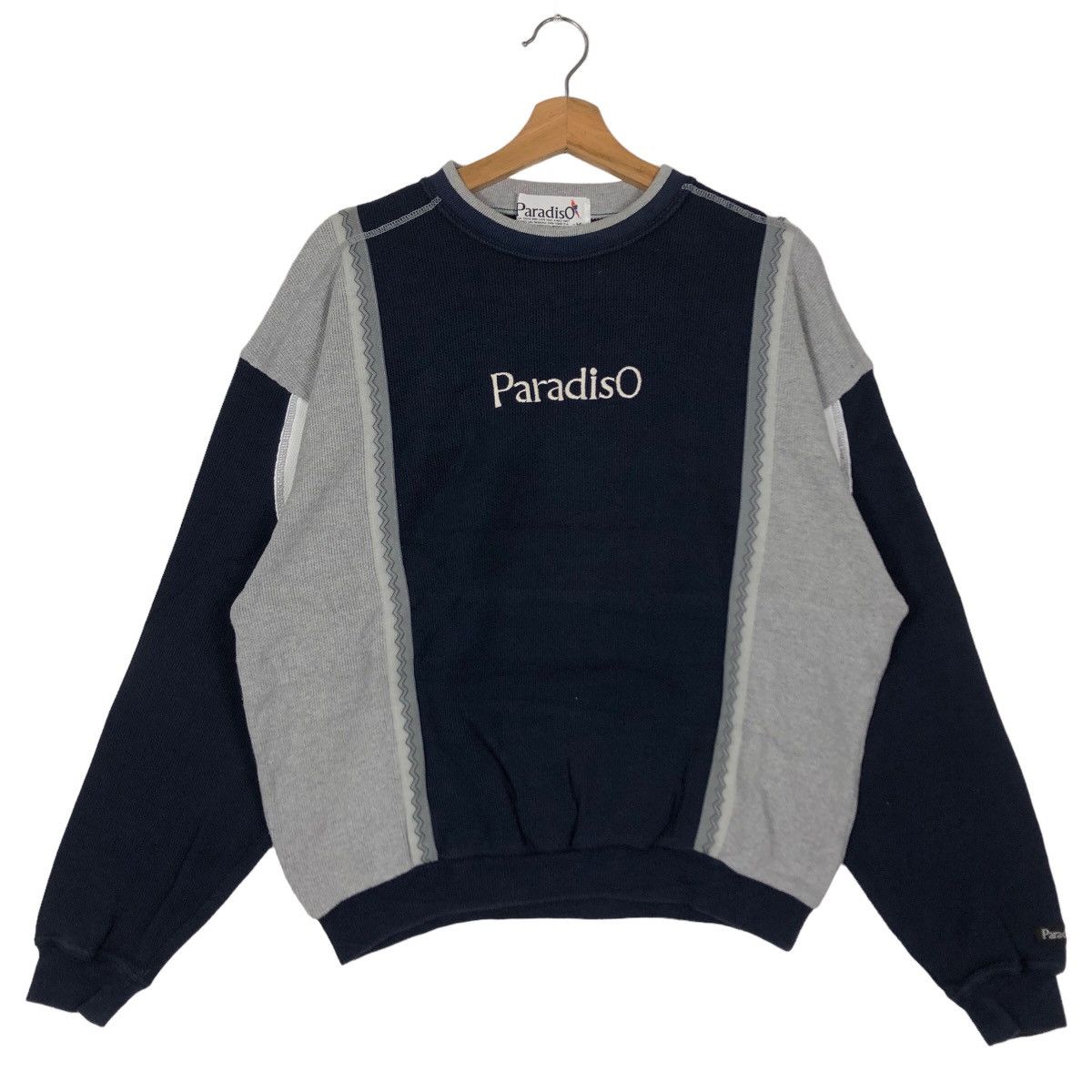 Japanese Brand 🔥90’s Vintage Paradiso Sweatshirt Crewneck Big Logo Design Size US M / EU 48-50 / 2 - 2 Thumbnail